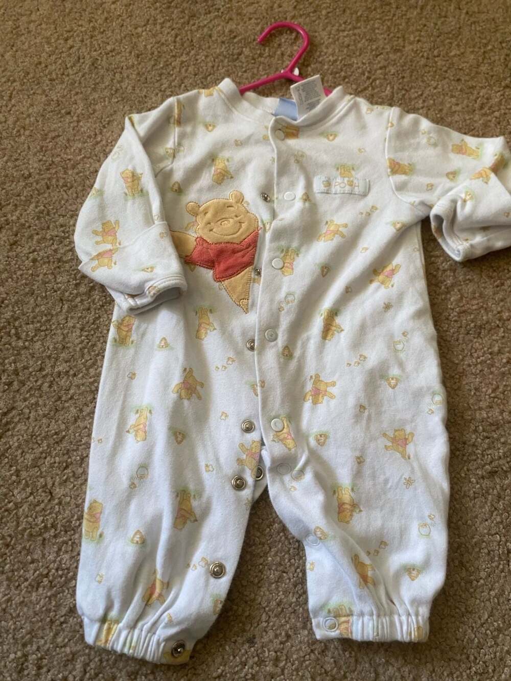 Disney The Wonderful World Of Disney Winnie The Pooh Footie Size 0/3 Months